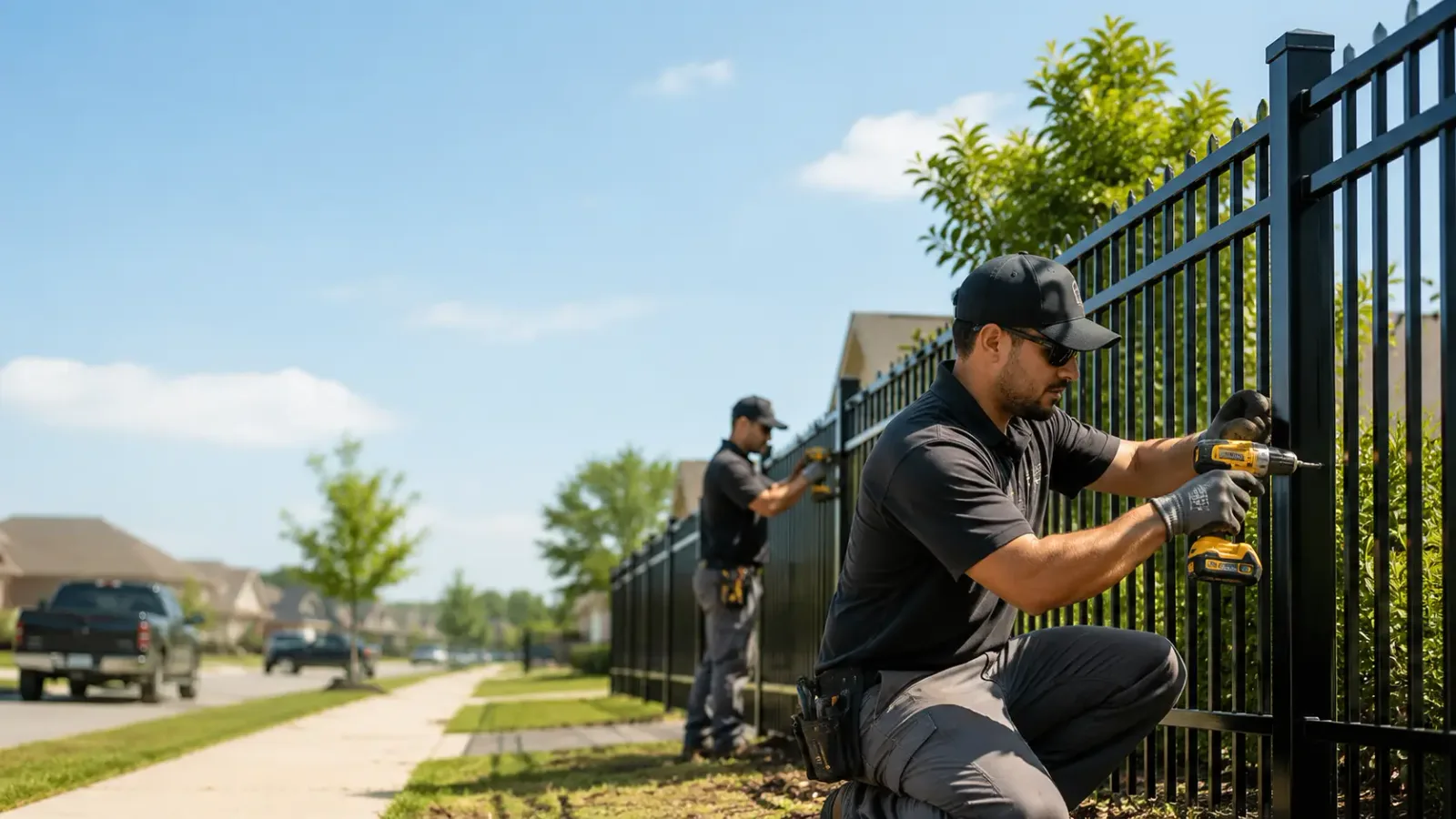 Metal Fence Installation in Floyd, VA